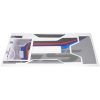 Dekal Scratch Saver Svart/blå/grå/röd UNIRACING Dekal – miniatyr 5