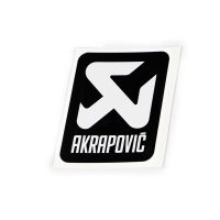 Dekal Svart/vit AKRAPOVIC