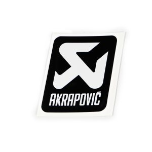 Dekal Svart/vit AKRAPOVIC