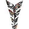Dekal Tankpad Resin/soft Touch Svart Skull ONEDESIGN Tankskydd – miniatyr 1