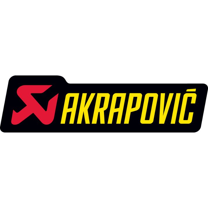 Dekal Universal Svart/röd/gul AKRAPOVIC – bild 2