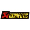 Dekal Universal Svart/röd/gul AKRAPOVIC – miniatyr 1