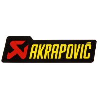 Dekal Universal Svart/röd/gul AKRAPOVIC