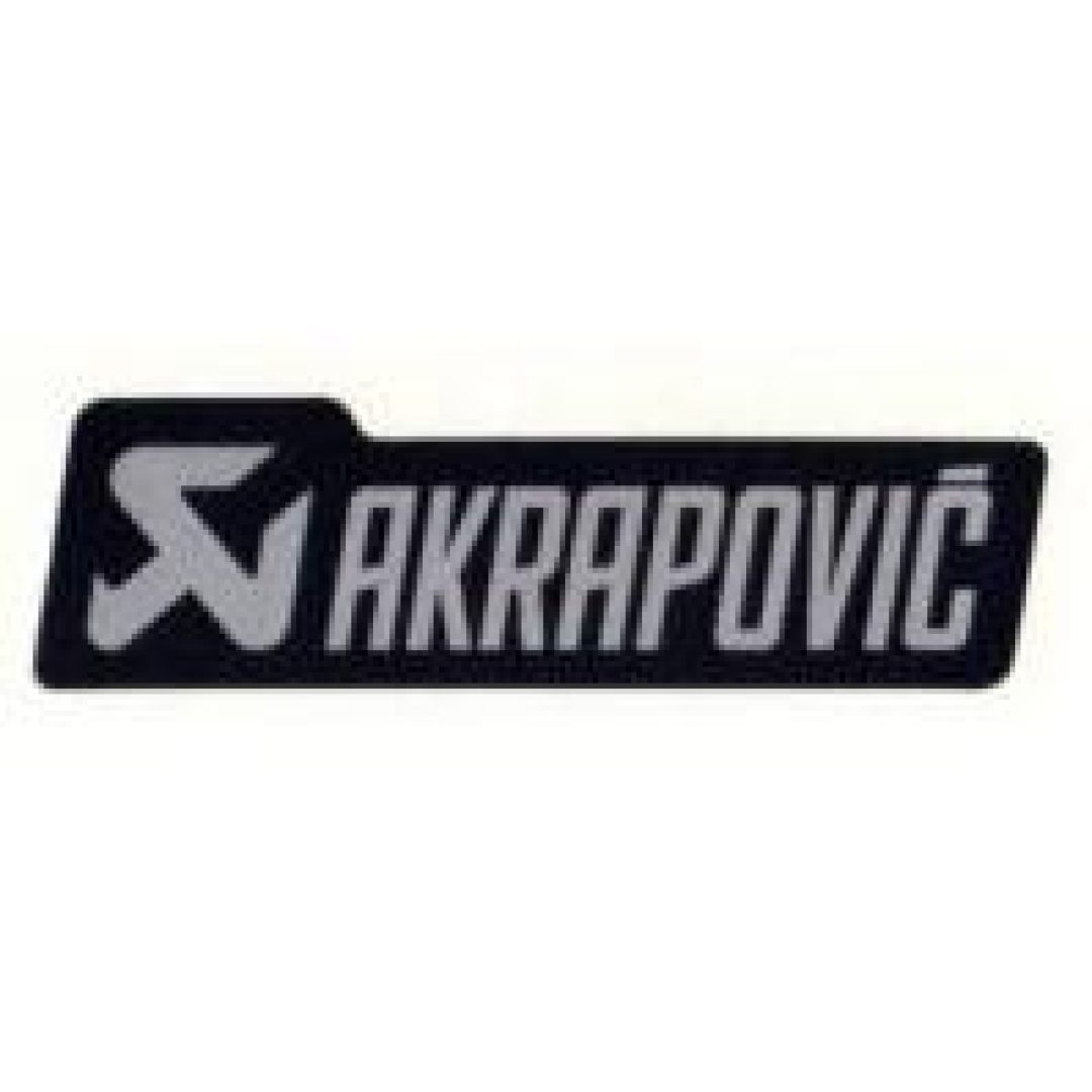 Dekal Värmetålig Svart AKRAPOVIC