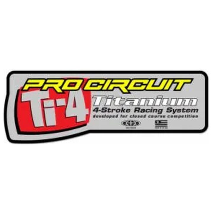 Dekal Värmetålig Ti-4 Universal Pro Circuit SILENCER STICKER TI-4 – bild 3