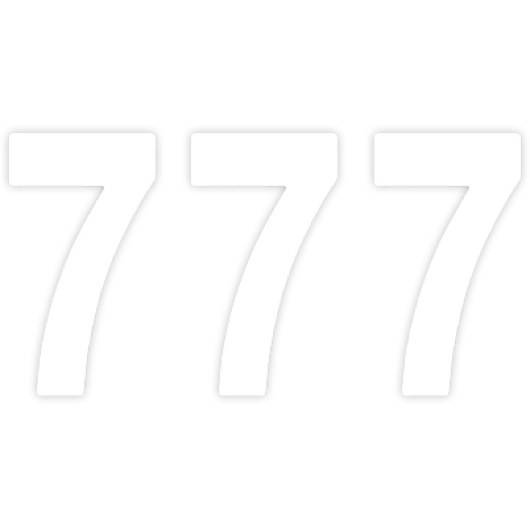 Dekal Vit Pro Numbers FACTORY EFFEX Plattgrafik