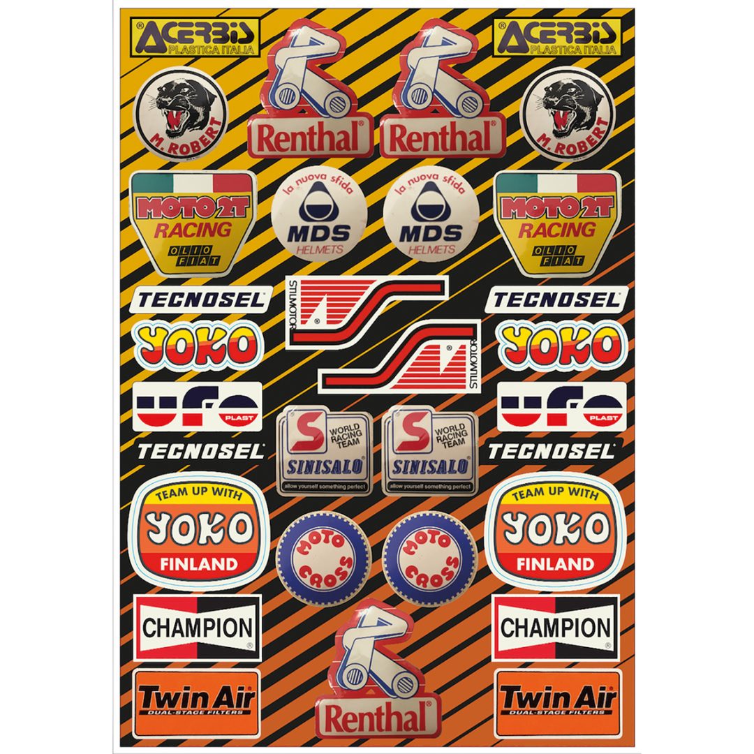 Dekalark Mikro Sponsor Svart/orange TECNOSEL Dekalark