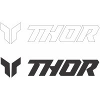 Dekalark Thor Logo Svart/vit THOR