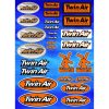 Dekalark TWIN AIR TWINAIR STICKER SHEET – miniatyr 2