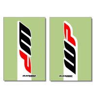 Dekaler Gaffel Svart/röd/vit BLACKBIRD RACING