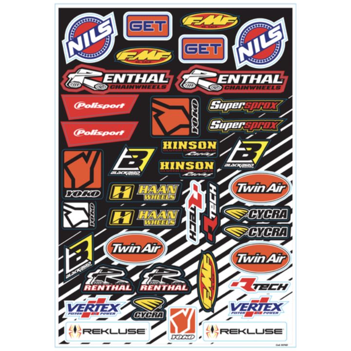 Dekaler PVC Blackbird Racing – bild 2