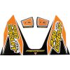 Dekaler T-6 Avgas Orange/svart/vit/gul PRO CIRCUIT Dekal – miniatyr 1