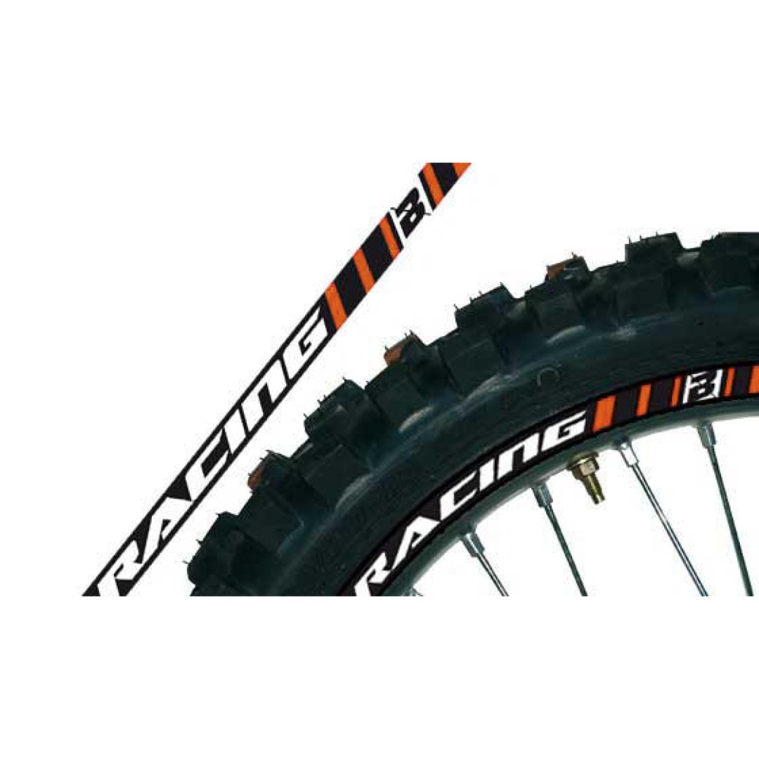 Dekaler Till Fälg Orange BLACKBIRD RACING Dekal