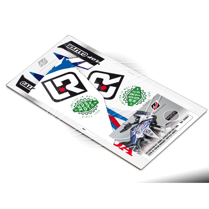 Dekalkit Blå/vit UNIRACING Dekalkit – bild 4