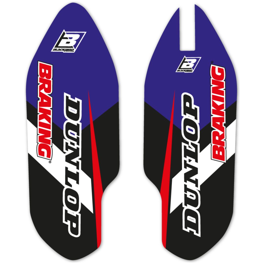 Dekalkit Dream 4 Gaffelskydd Svart/lila BLACKBIRD RACING Grafikkit