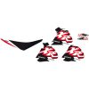Dekalkit Dream 4 Svart/röd/vit BLACKBIRD RACING – miniatyr 2