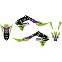 Dekalkit Dream 5 Svart/blå/grön BLACKBIRD RACING