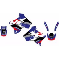 Dekalkit Dream 5 Svart/blå/röd/silver BLACKBIRD RACING