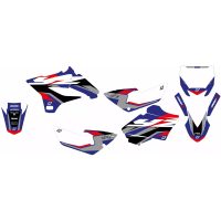 Dekalkit Dream 5 Svart/blå/röd/silver BLACKBIRD RACING