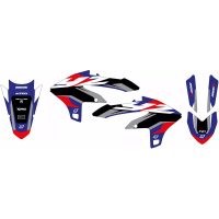 Dekalkit Dream 5 Svart/blå/röd/silver/vit BLACKBIRD RACING