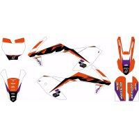 Dekalkit Dream 5 Svart/röd/silver/vit BLACKBIRD RACING