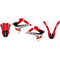 Dekalkit Dream 5 Svart/röd/silver/vit BLACKBIRD RACING