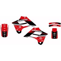 Dekalkit Dream 5 Svart/röd/silver/vit BLACKBIRD RACING