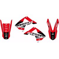 Dekalkit Dream 5 Svart/röd/silver/vit BLACKBIRD RACING