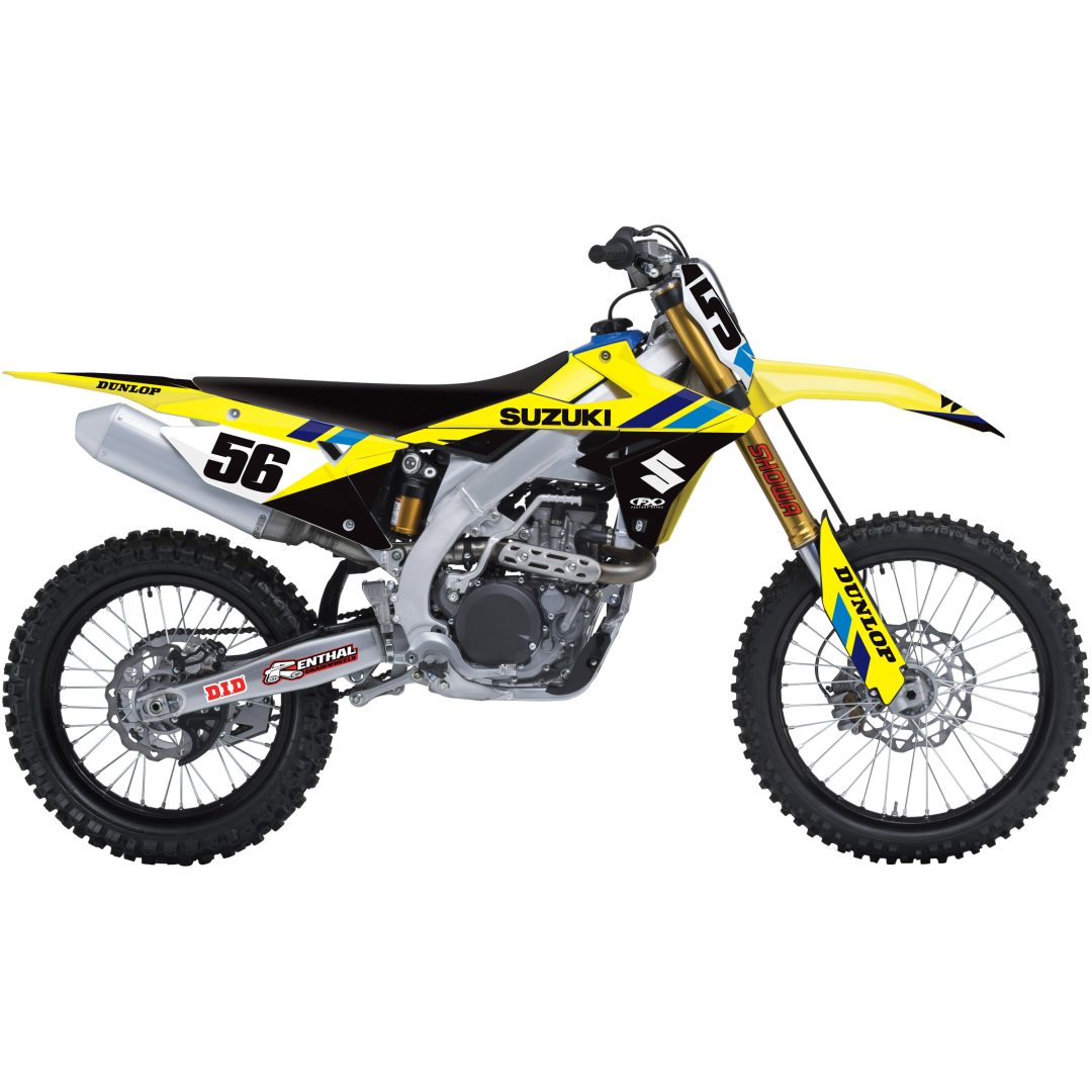 Dekalkit Evo 20 Svart/blå/gul FACTORY EFFEX Grafikkit
