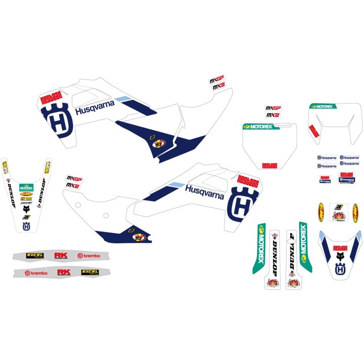 Dekalkit FACTORY GRAFIK BLACKBIRD RACING – bild 2