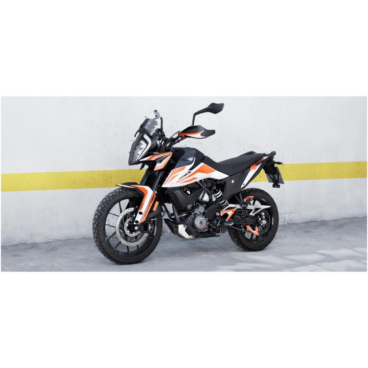 Dekalkit Orange/vit Vinyl C-RACER Grafikkit – bild 2