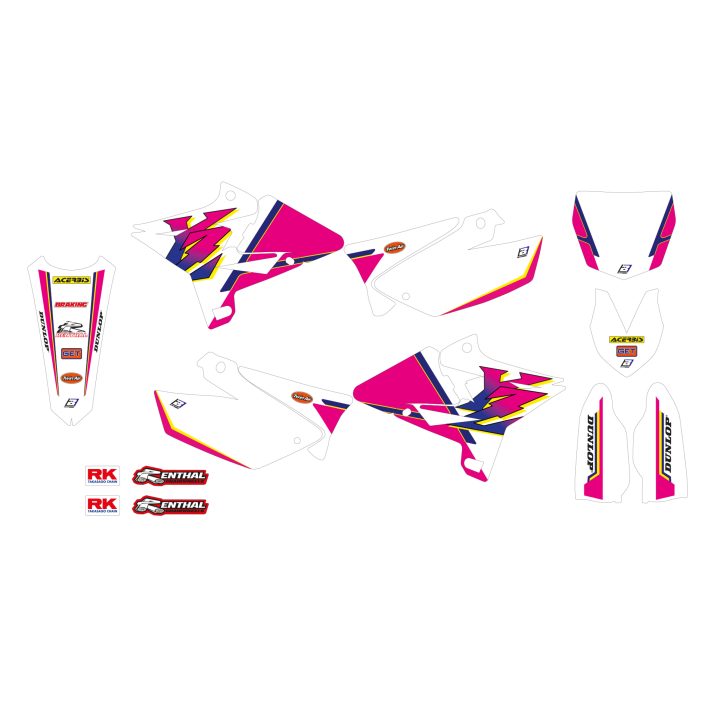 Dekalkit Retro Blackbird Racing Grafikkit – bild 3