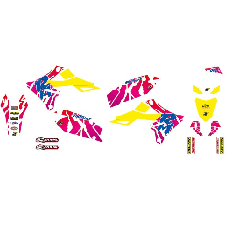 Dekalkit Retro Blackbird Racing Grafikkit – bild 2
