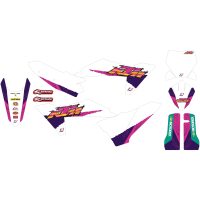 Dekalkit Retro Rosa/lila/vit BLACKBIRD RACING