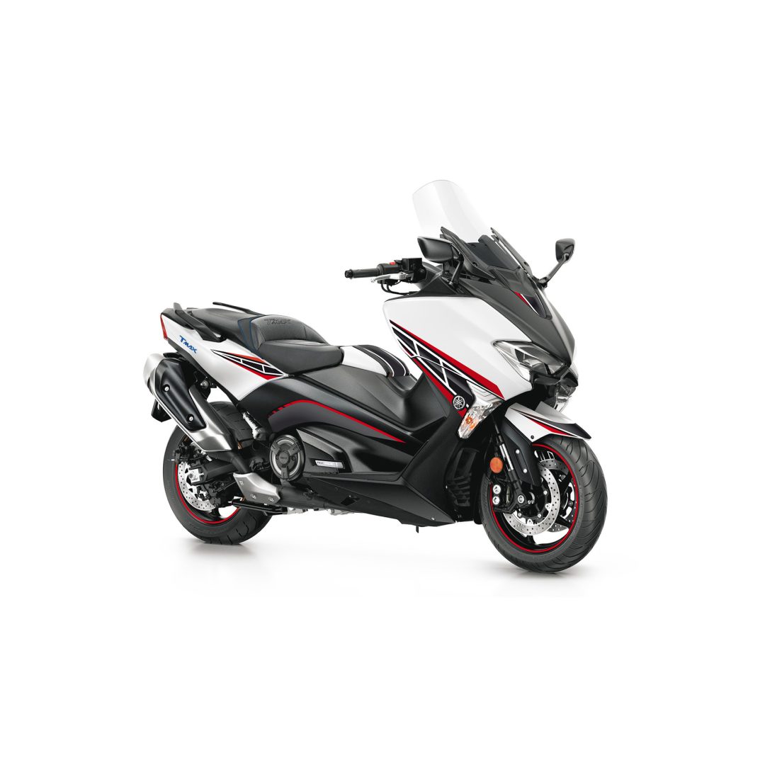 Dekalkit Scooter Svart/röd/vit UNIRACING Dekalkit – bild 5