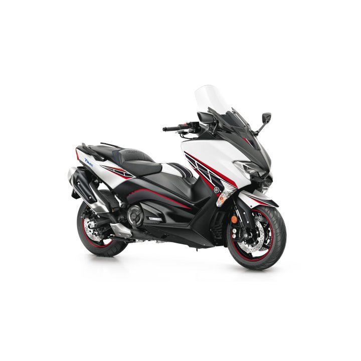 Dekalkit Scooter Svart/röd/vit UNIRACING Dekalkit – bild 5