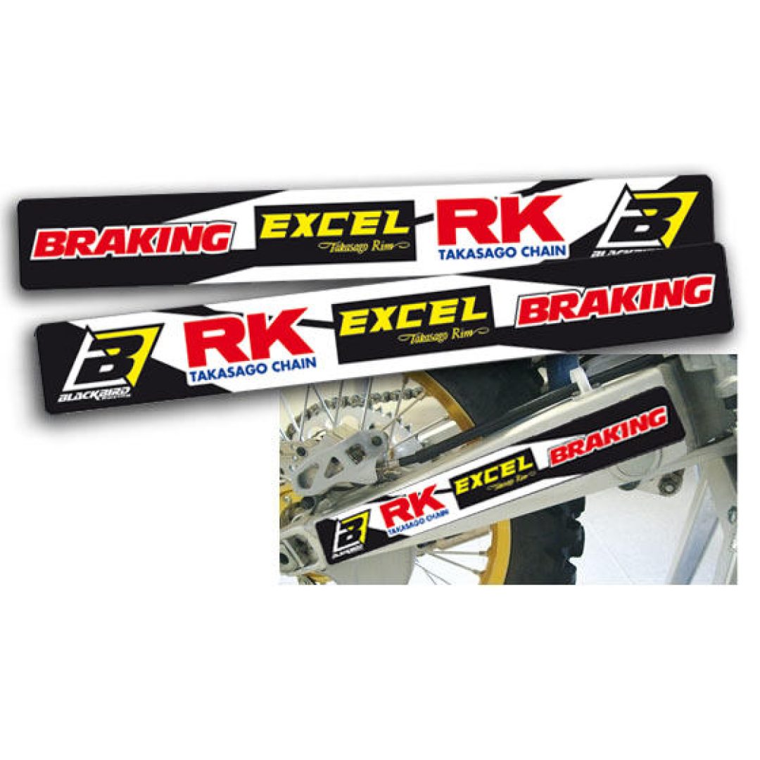 Dekalkit Sponsor Svart/röd/vit/gul BLACKBIRD RACING Dekalkit