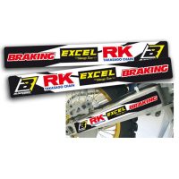 Dekalkit Sponsor Svart/röd/vit/gul BLACKBIRD RACING