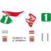 Dekalkit Stickers Kit Team Honda 1991 TECNOSEL Grafikkit – miniatyr 1