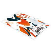 Dekalkit Svart/orange/vit UNIRACING