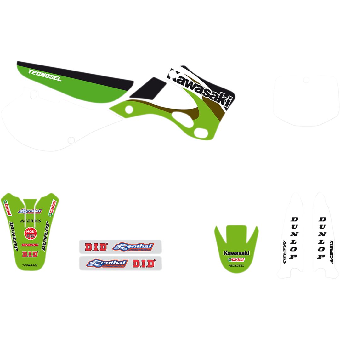 Dekalkit Team OEM Kawasaki 2000 TECNOSEL Grafikkit