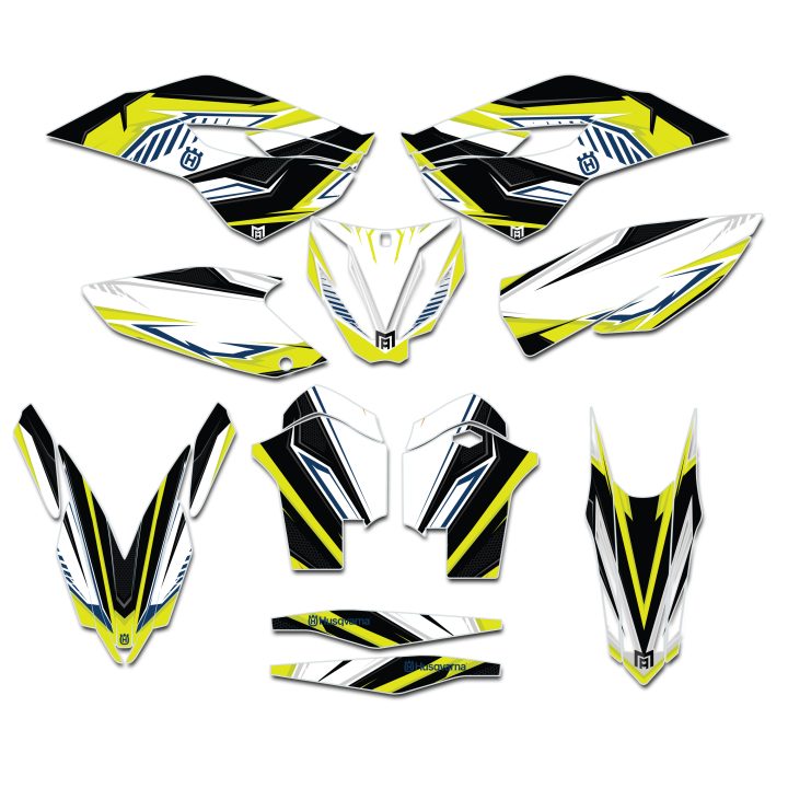 Dekalkitt Komplett HUSQVARNA ADVANCE Motoaction Fullkitt – bild 3