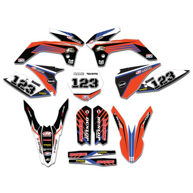 Dekalkitt Komplett KTM Standard Logo Motoaction