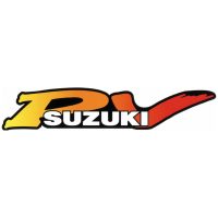 Dekalm sats, Vit/Orange, Suzuki PV50 Tec-X