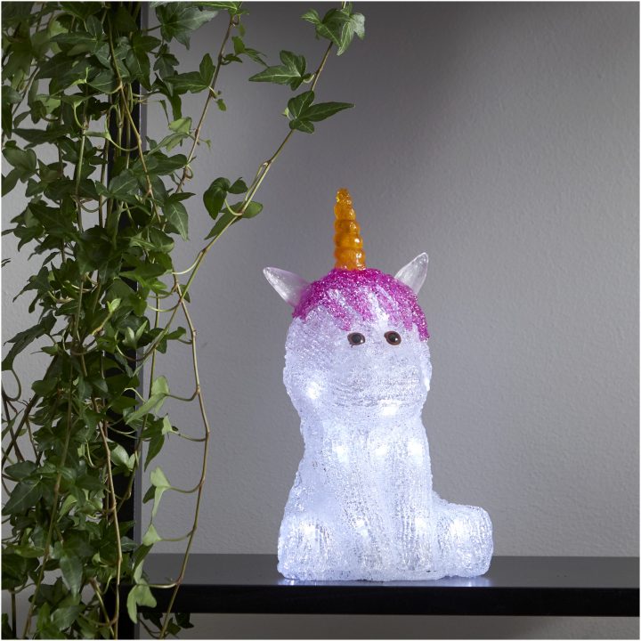 Dekorationsfigur Crystaline Vit Star Trading – bild 8