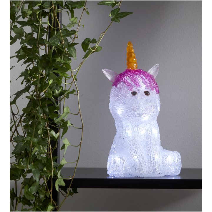 Dekorationsfigur Crystaline Vit Star Trading – bild 6