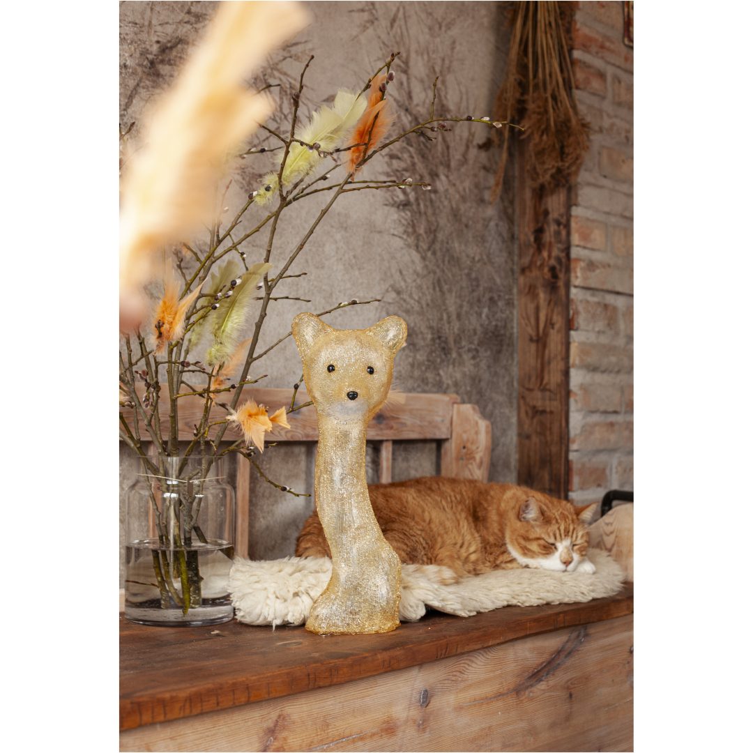 Dekorationsfigur Crystalo Beige Star Trading – bild 6