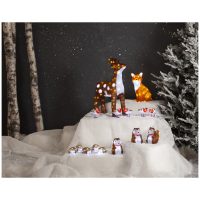 Dekorationsfigur Crystalo Flerfärgad Star Trading
