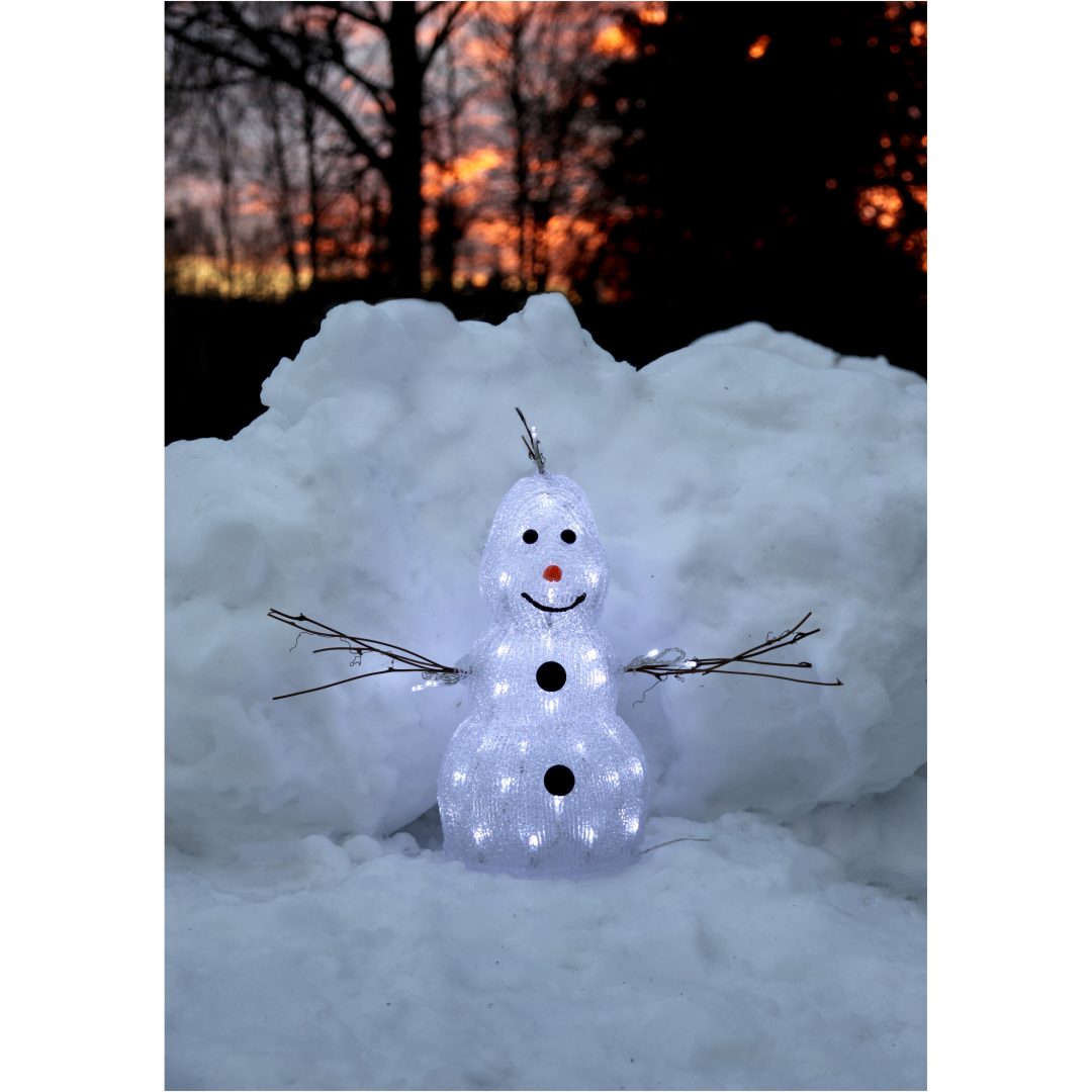 Dekorationsfigur Crystalo Transparent Star Trading Snögubbe – bild 6