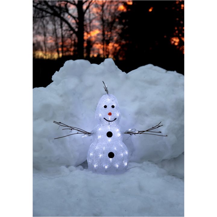 Dekorationsfigur Crystalo Transparent Star Trading Snögubbe – bild 6